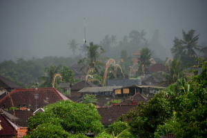 Rain in Ubud.